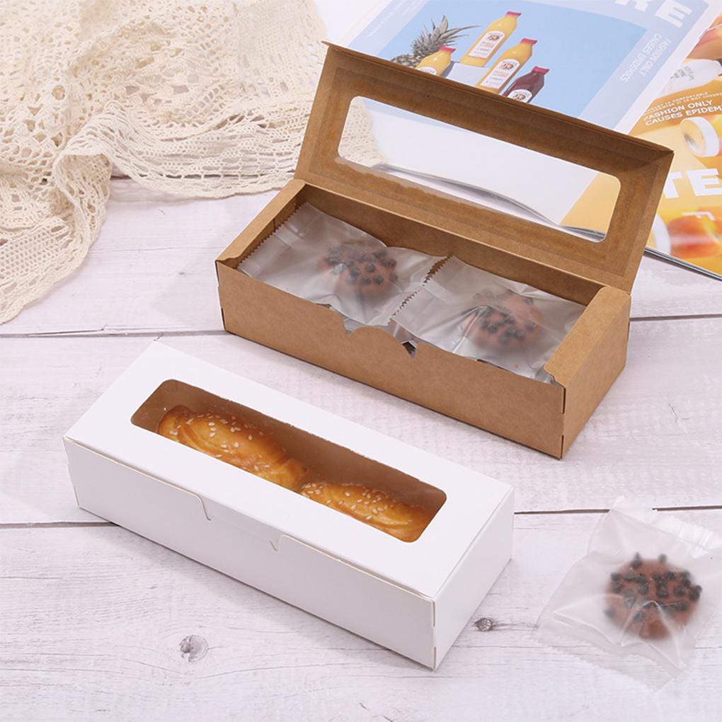 Rectangle Wedding Party Favor Gift Box Portable Storage Boxes with Lid Cake Packaging Case Home Kitchen Bakery