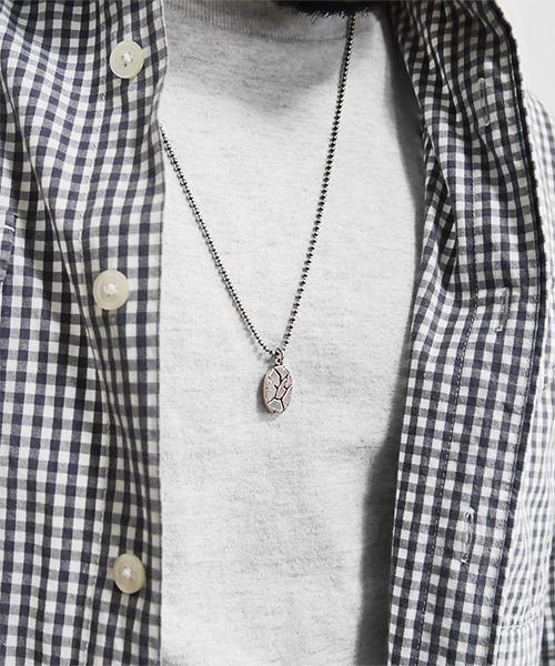 Froid Cracked Egg Necklace [925 Sterling Silver]