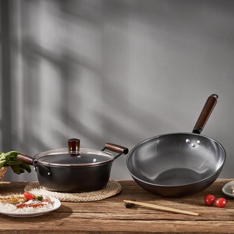 LUVHOO LH-TZ32 Perley Feineisen Kochgeschirr-Set