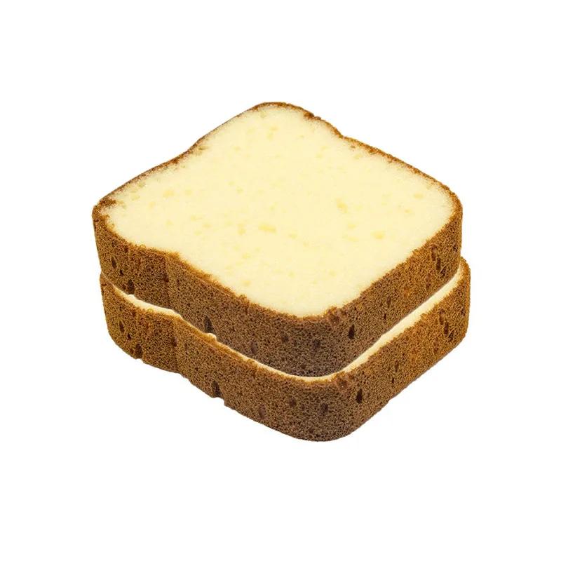 

2Pcs Cute Bread Shape Kitchen Sponge Set Toast Dishwashing Sponge Kit Pot Cleaner Scouring Pads Magic Clean for Home