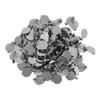 100pcs Metal Brooch Clasps Silver Brooch Blank Round Tray Brooch Clasp Clip Pins  DIY Jewelry Craft