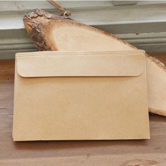 10Pcs Vintage Kraft Paper Letter Envelopes DIY Greeting Card Scrapbooking Gift