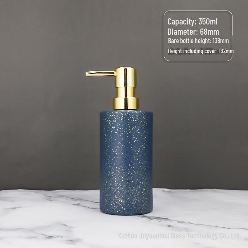 Nordic Style Glass Lotion & Soap Bottle for Home, Hand Sanitizer, and Hotel Shower Gel