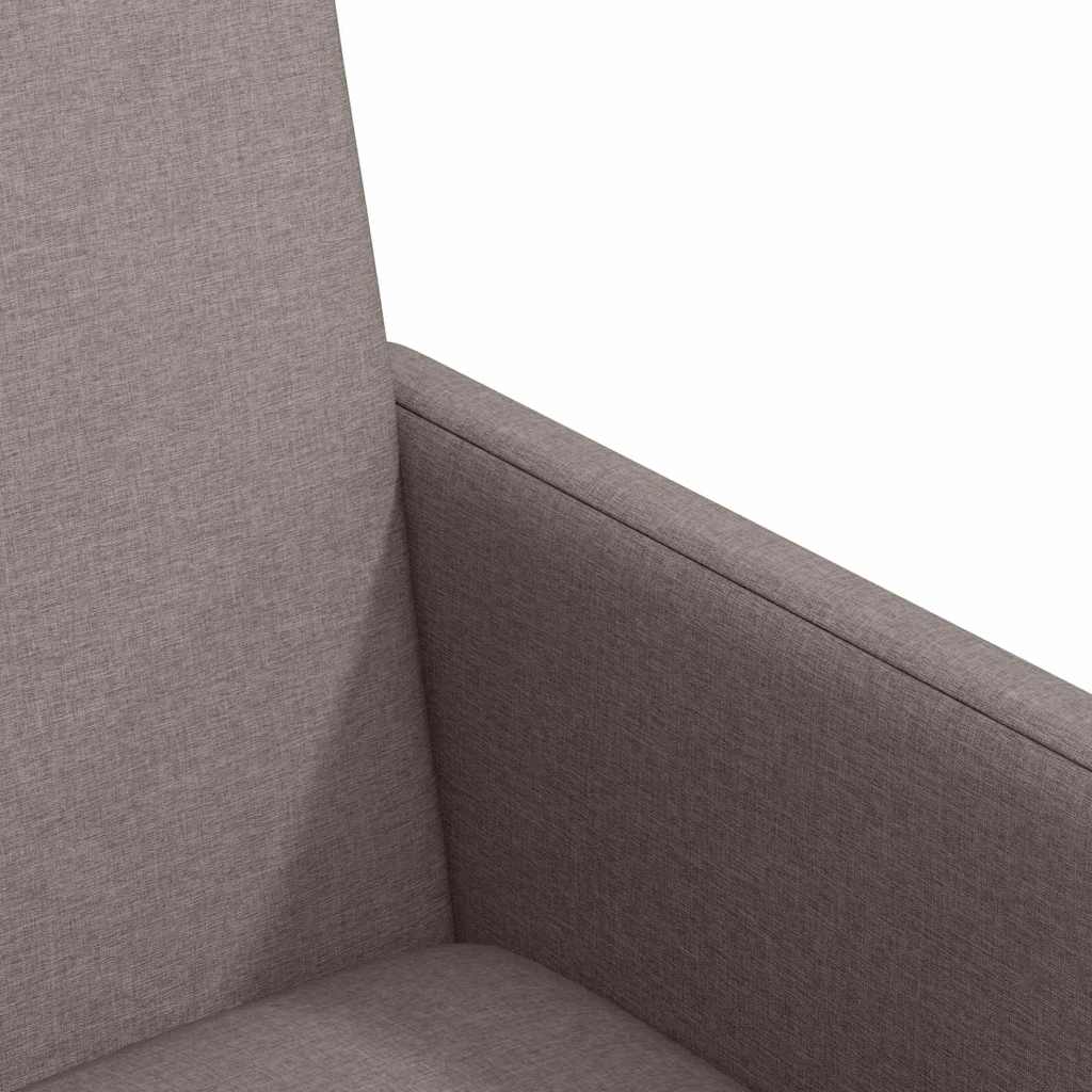 Dining Chairs with Casters 2 pcs Taupe 57 x 66 x 94 cm Fabric