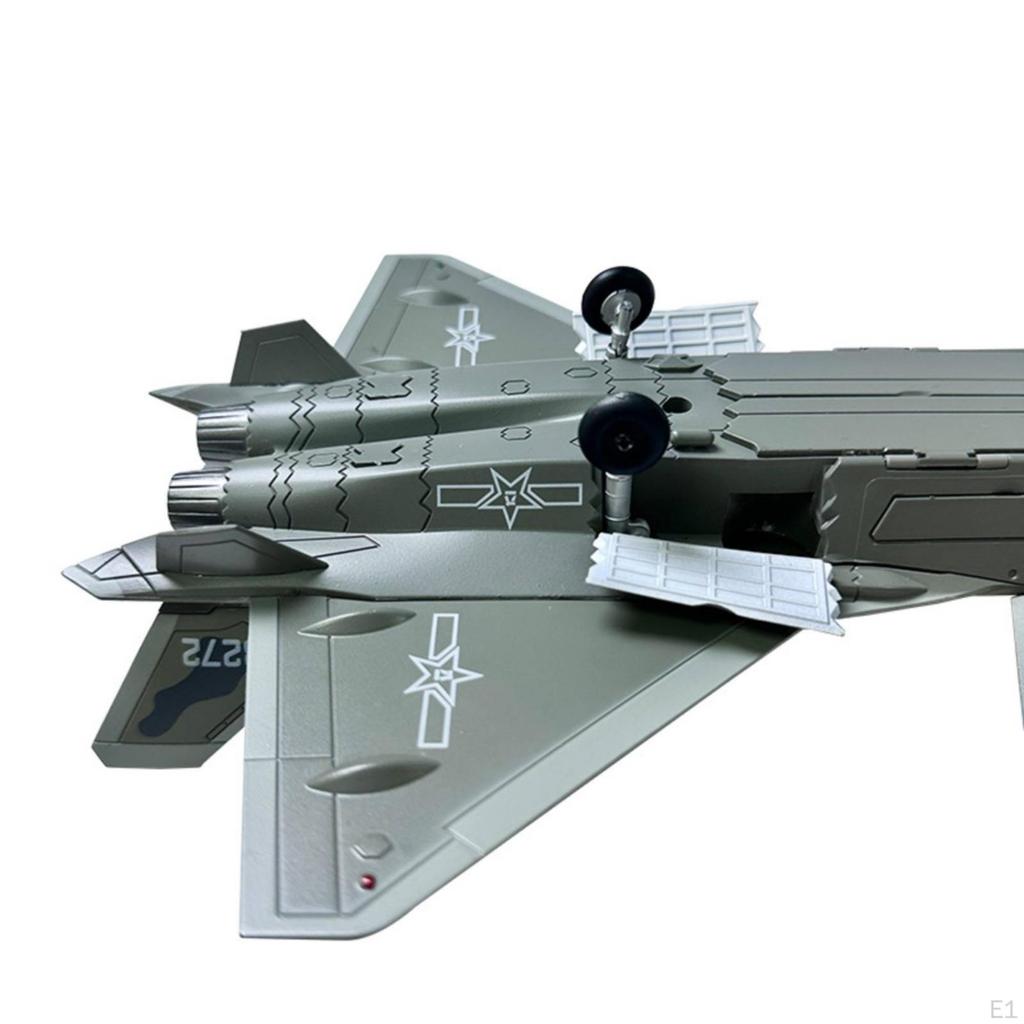 J20 Model with Stand Metal Alloy Fighter Jet DieCast for