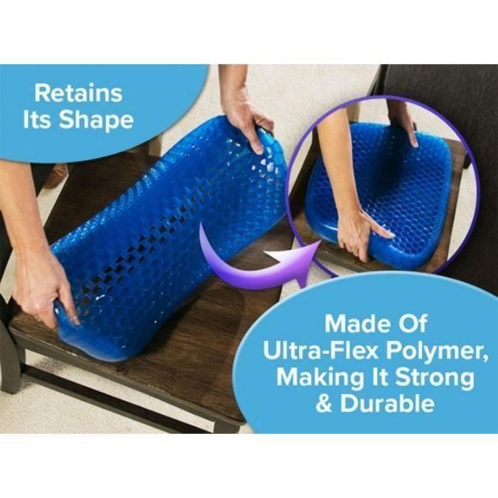 Coussin de chaise - LIK - Modèle LIK4572 - Gel orthopédique - Confortable - Ergonomique