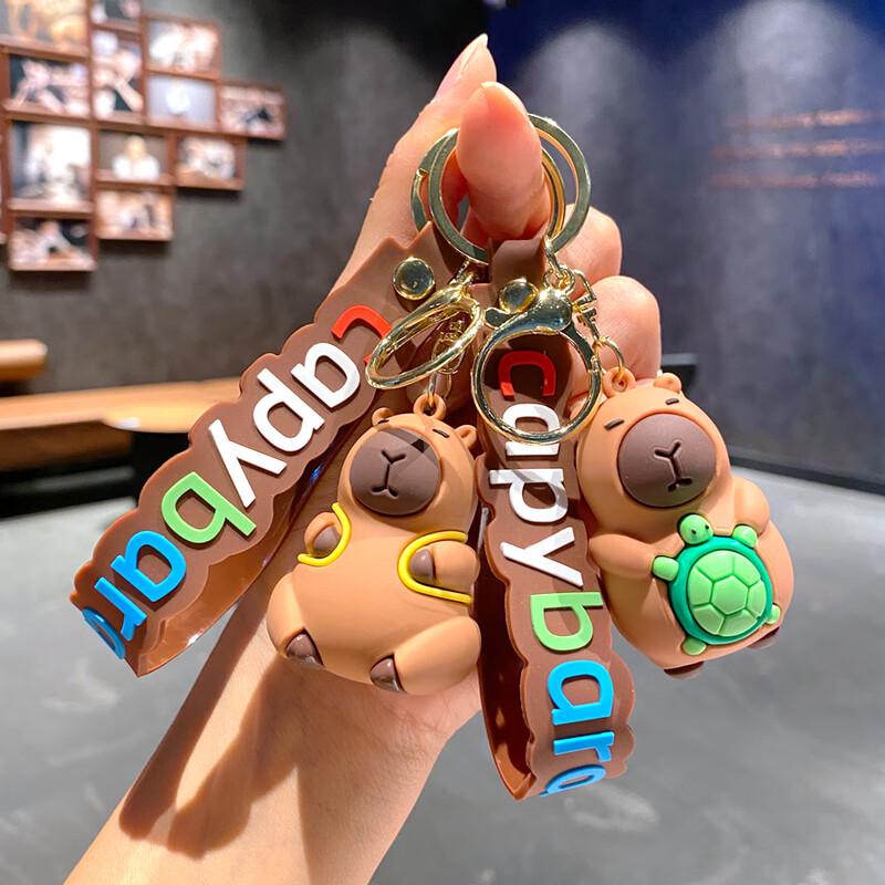 Милый набор брелков в виде капибары