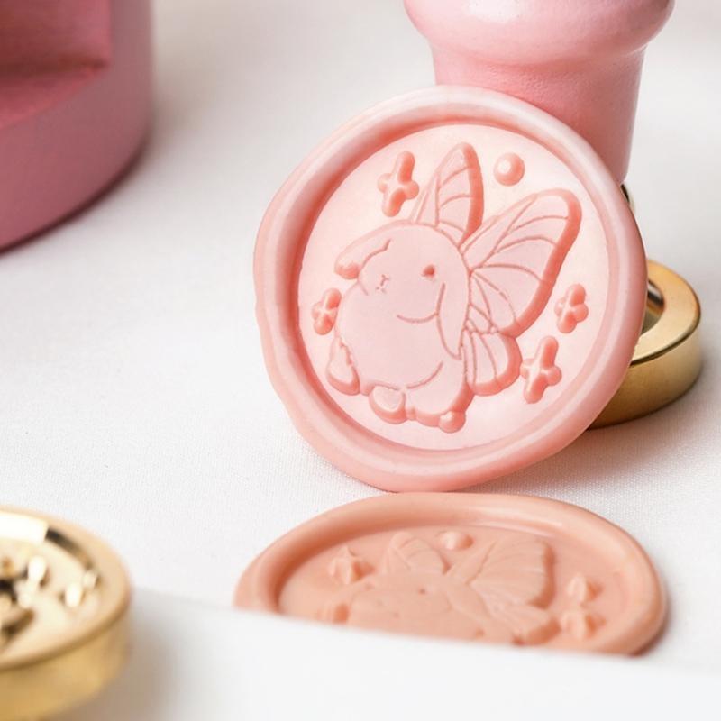 Lovely Seal Wax Stamp Replacement Cute Cartoon Character for Girls Scrapbooking Wax Seal Stamp Brass Head top sale