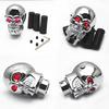 Szmsmy LED Illuminated Skull Shift Skull Skeleton Glow Shift Knob for Manual Transmission Vehicles Knob, (Red)