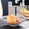 Glanas Glass Fruit & Snack Plate