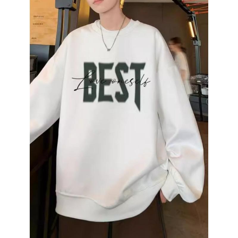 Американский ретро-свитшот с круглым вырезом для мужчин на осень и зиму — фото 6