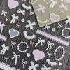 Adorable Bow & Lace 3D Embossed Nail Art Stickers for DIY Phone Case Decoration