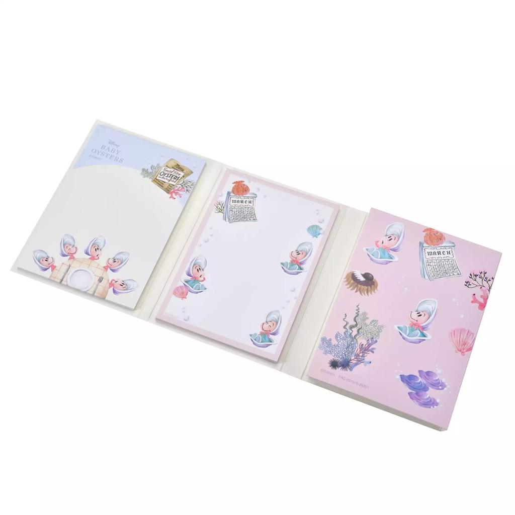 Disney Young Oyster Flip Memo Pad Japan NEW Disney Store