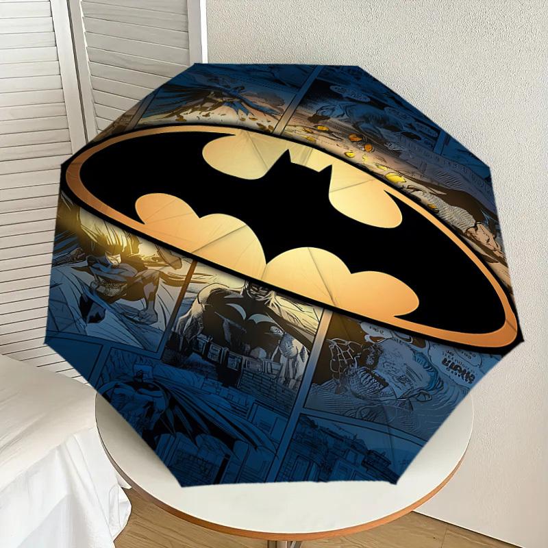 1PC Warner Batman Comics Umbrella-8-Rib Reinforced, Automatic Open, Lightweight & Durable-A63