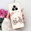 For Realme 14 Pro 14Pro+ Elegant Floral Cat Printed Phone Case For Realme 14 Pro Plus 14Pro 5G Soft Silicone TPU Cases