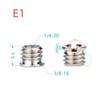 Multiple Size Camera Adapters Set for Photography Studio Lighting and Mobile Devices Professional Metal Thread Adapters