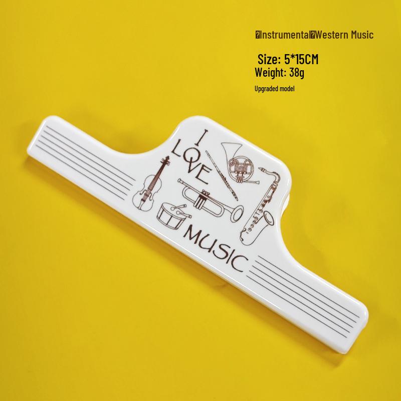 Clear High-Value Piano Note Music Storage Folder