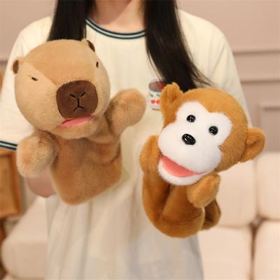 Měkká plyšová hračka Zvířátko Loutka na ruku Roztomilá zvířátka Lev Slon Opice Loutka pro vyprávění příběhů Kawaii panenky Plyšová zvířátka
