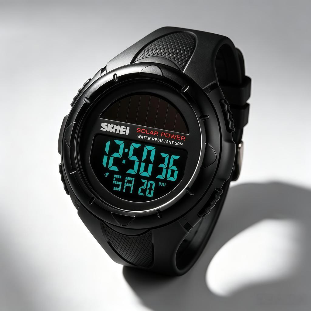 Herren Digitaluhr SKMEI Solar Dual Display Sport 1405