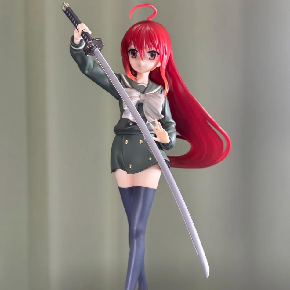 19Cm Anime Shakugan No Shana Shana Punish The Crime Pvc Action Figures Model Collection Ornament Anime Cartoon Model Toy Gifts