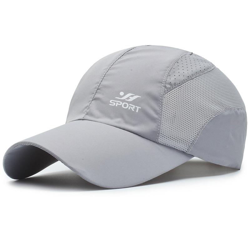 Spring and Summer Outdoor Quick-drying Fabric Sports Hat for Men and Women, Light and Breathable Sunshade Mesh Cap