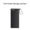 2 In 1 Memory Card Reader Case USB 3.1 Type-C High Speed Transmission Reader Waterproof Card Case for Outdoor Photography