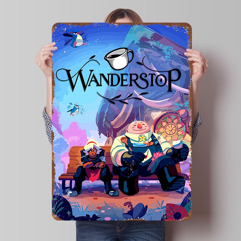 

Wanderstop Game Cover Art Tinplate Poster Customized Wall Art Vintage Retro Metal Signs for Modern Home Decoration Luxury Decor 7.9x11.8In(20x30cm)