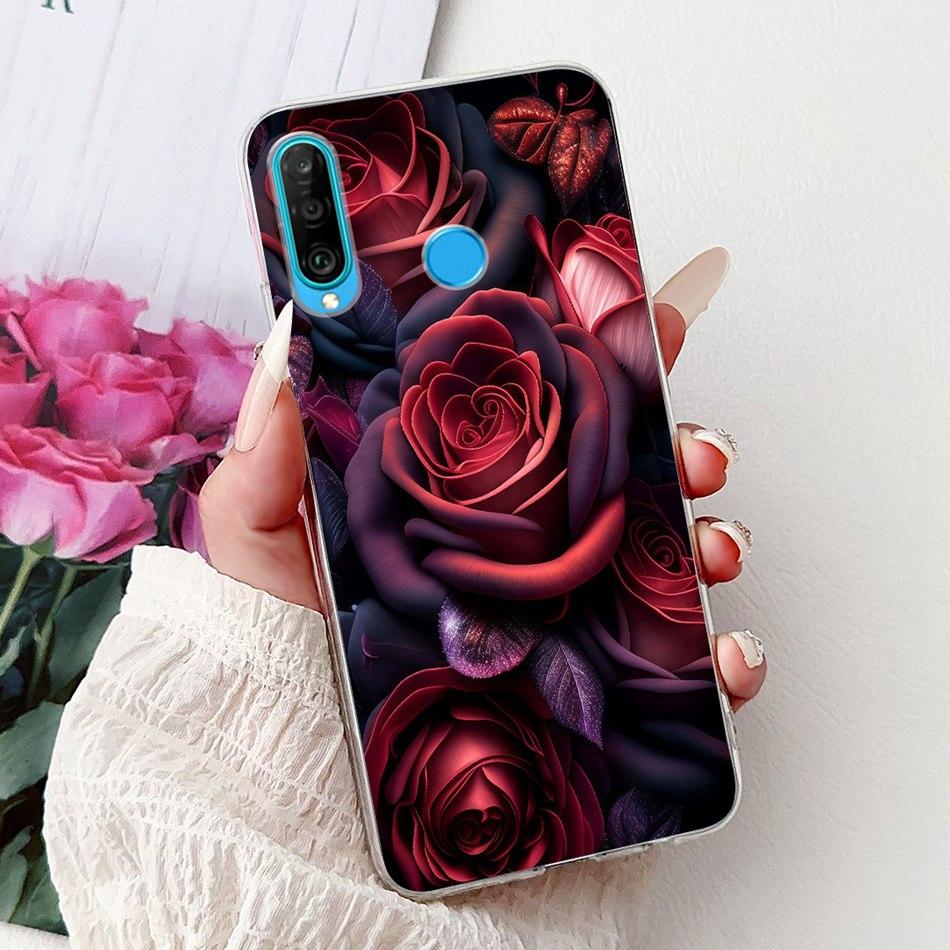For Huawei P30 Lite P 30 P30 Pro Cool Dragon Tiger Painting Phone Case For Huawei P30 P30Pro P30lite Soft Silicone TPU Cases