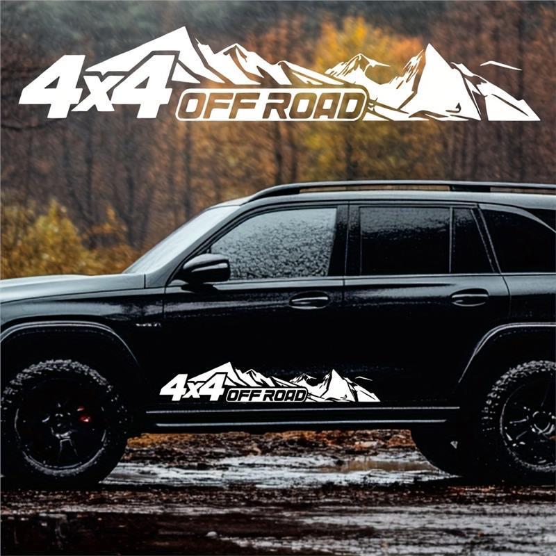 Exclusive 4x4 Off-Road Mountain Sticker