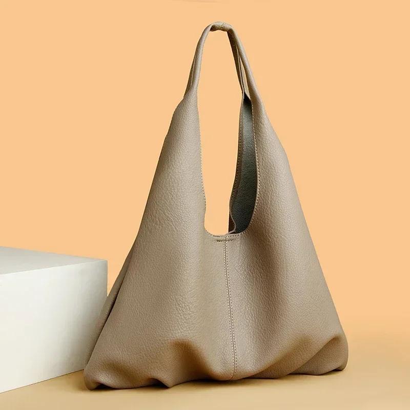 Women's PU winged bags joint large capacity versatile shoulder bags foldable solid bags fashion