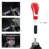 Lunsom Shift Knob R Type PU Leather Car Shift Knob