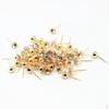 50 Piece 7x15mm Zircon Rhinestone Ear Stud Earring Findings for Drop DIY Jewelry