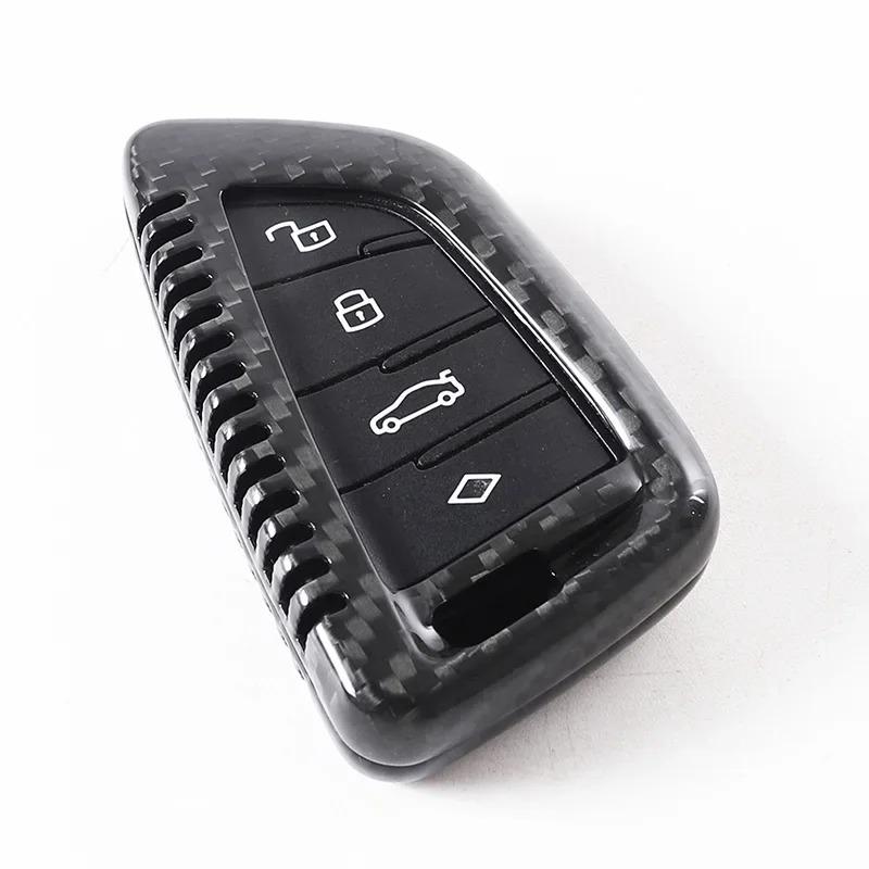 For Toyota Supra GR MK5 A90 -2026 Real Carbon Fiber Car Key Protection Cover Trim Car Accessories