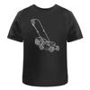 Rasenmäher Baumwoll T-Shirt Ta032386 - Herren Sommer Baumwolle Grafik T-Shirt