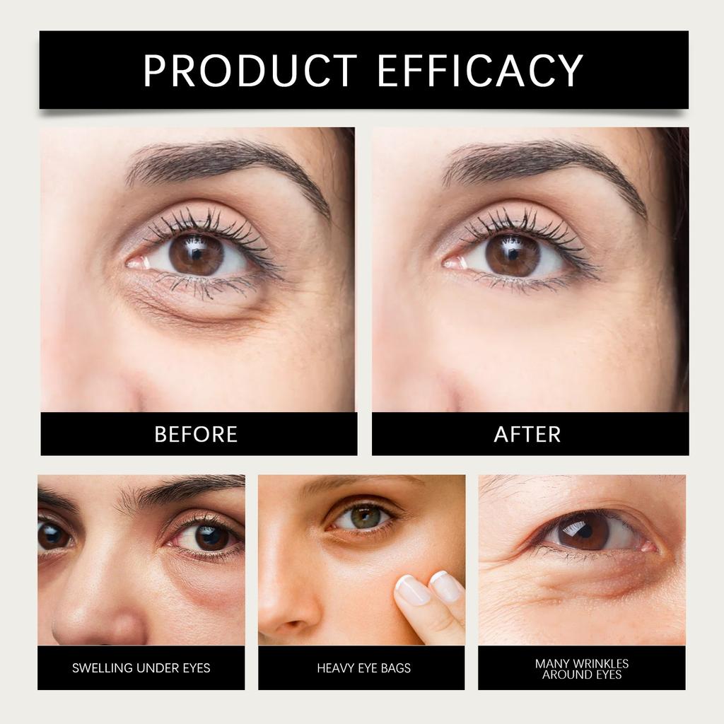 Kollagen Anti-Falten und Straffende Augencreme Augenserum Creme Mildert Fältchen, Tränensäcke, Augenringe, Feuchtigkeitsspendende Augencreme