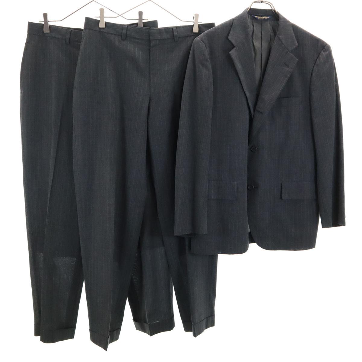 

Brooks Brothers Striped Pattern suit Setup gray Men s Used