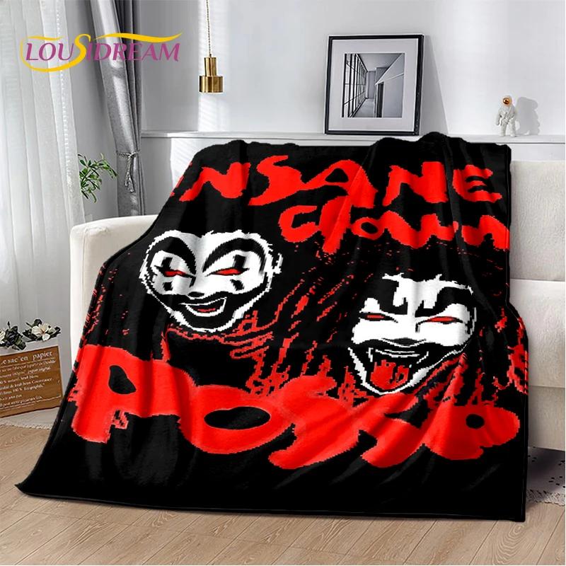 Icp Insane Clown Posse Juggalo Rap Metal Soft Flannel Blanket for Bed Bedroom Sofa Picnic,Throw Blanket for Cover Outdoors Gift