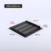 200MM Rectangular Air Vent Cover Aluminum Alloy Ventilation Grille For Wardrobe Shoe Cabinet Closet Furniture Ventilator Mesh