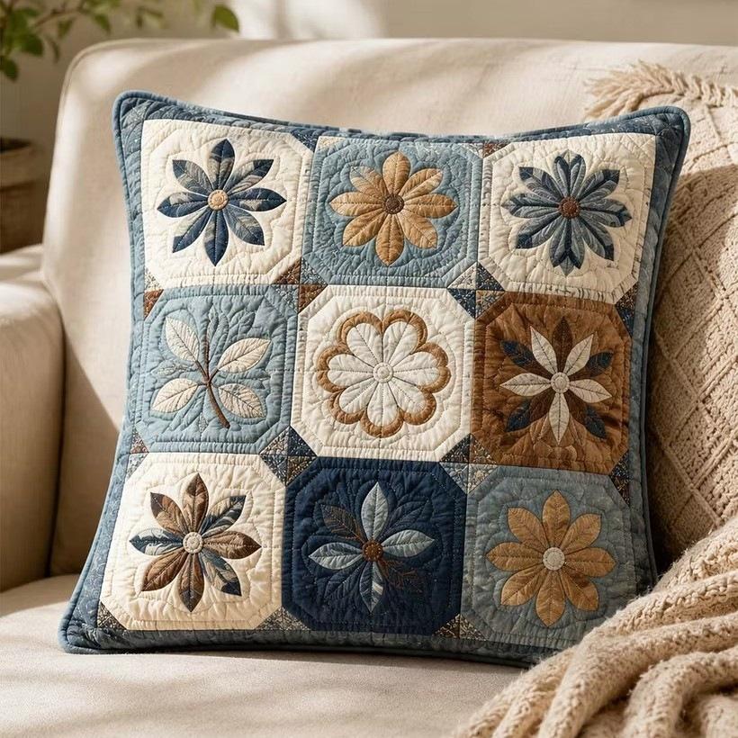 Quilting embroidery living room bedroom pillow cover 3D printing color pattern