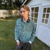 Men's Casual Retro Distressed Washed Denim Jacket - Short, Wide Boxy Fit
