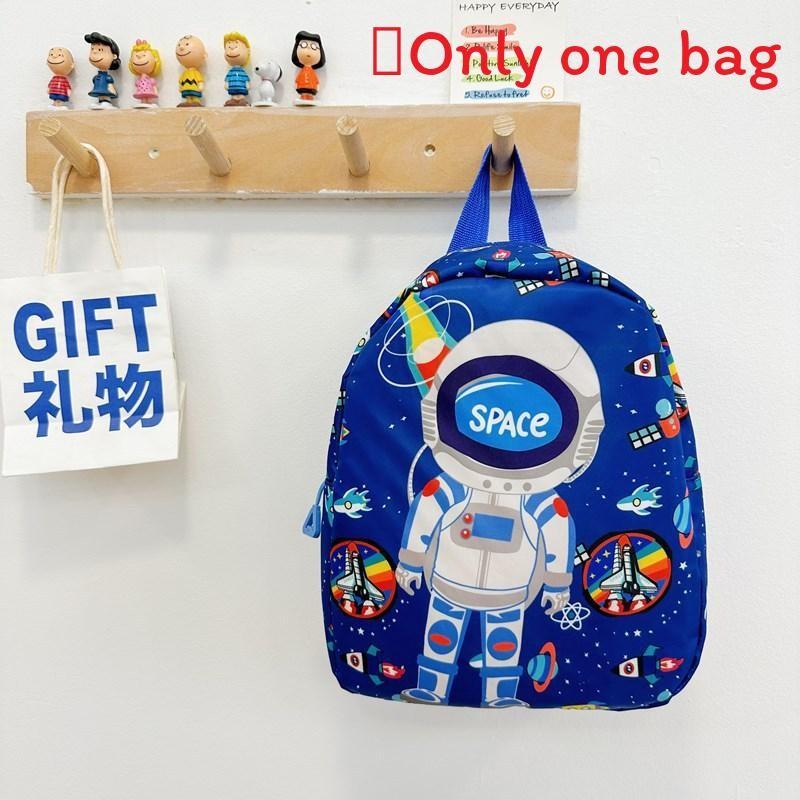 Mermaid Cat Dinosaur Shark Patterns Backpack Breathable Nylon Straps Shoulder