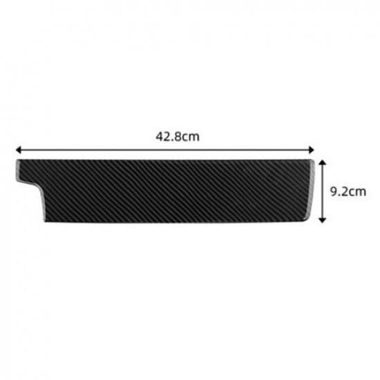 Carbon Fiber Interior Copilot Dashboard Panel Cover Trim Fits RAV4 06-12