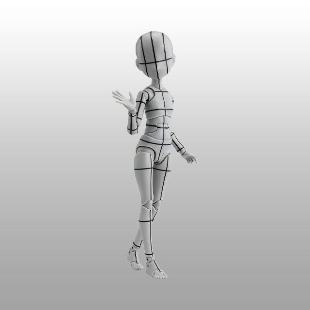 

[Bandai] Pre-order S.H.Figuarts Body-chan - Ken Sugimori Edition - Wire Frame (Gray Color Ver.) - Ships September