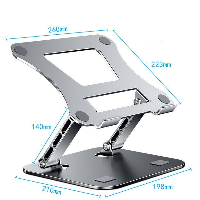Phone Tablet Stand Adjustable Aluminum Alloy Laptop Tablet Ipad Holder Up To 17 "Laptop Portable Folding Stand Cooling Stand Support