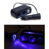 12V/24V Vehicles Lighter Socket Splitter Multiple Device Charging Car Accessory with 2 USB Interfaces Totally 3A Output