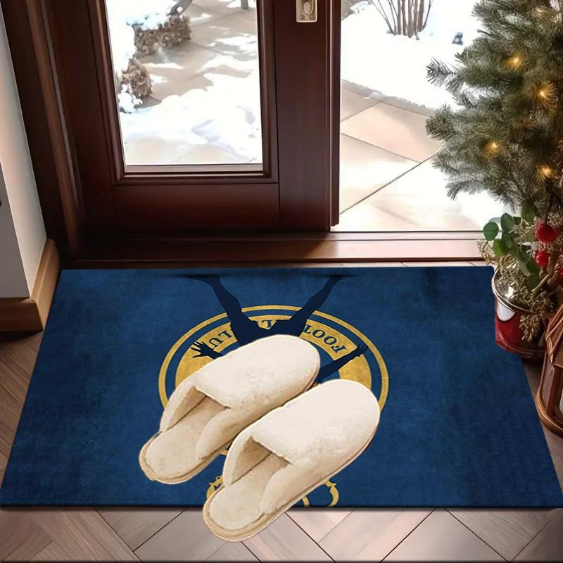 Nassr Football Club Crest Printed Area Rug for Office, Chair Rug, Decorative Carpet Floor Mat, Large Size Fan gifts Christmas gifts