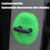 Car Silicone Door Latch Protective Cover Car Door Lock Protective Cover Luminous Shock Absorption Silicone Buffer Pad Anti