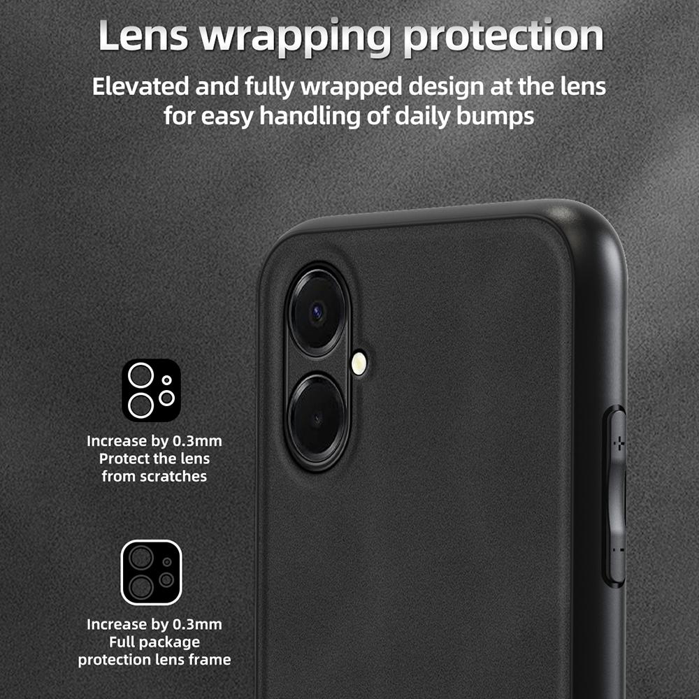 ANNYOJO For Samsung Galaxy A07 4G Case PU Leather+PC+TPU Anti Drop Phone Back Cover