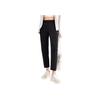 Anta Training Series Solid Color High Waist Straight Leg Thin Nine Point Casual Pants Women Pants Black 162427309-3
