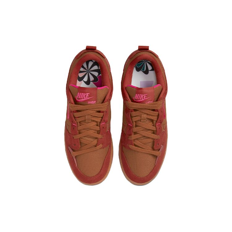 Женские кроссовки Nike Dunk Low Disrupt 2 Desert Bronze Brown Rugged-Orange Canyon-Rust — фото 4